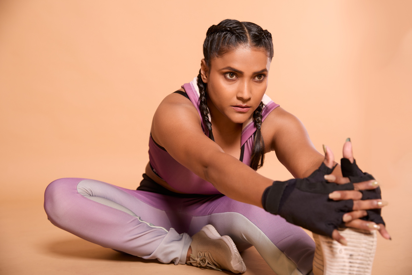 Woman in Athleisure Working Out